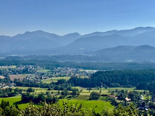 Fototapeta na wymiar Landschaft in Kärnten (Österreich)