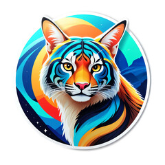 Obraz premium Animal sticker