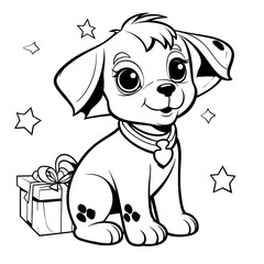 A Pup As A Christmas Ornament Christmas Ornament , Coloring Pages Png