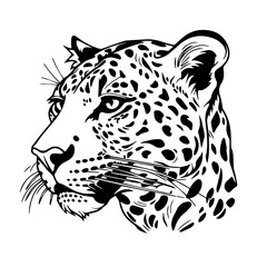 Jaguar Coloring Page Illustration, Coloring Pages Png