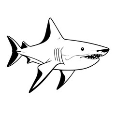 Shark Coloring Pages Kids, Coloring Pages Png