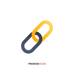 Hyperlink URL Link Icon. Vector EPS 10