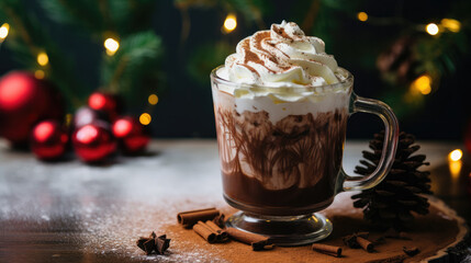 Christmas hot chocolate Generative Ai