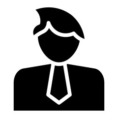 businessman glyph