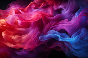 Fototapeta premium Beautiful smoke pattern texture background. 