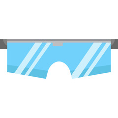 Safety Glasses Icon. Eye Protection