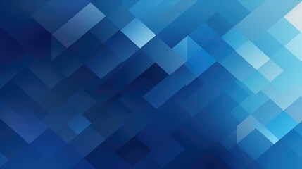 Abstract blue geometric background with diagonal squares and rectangles