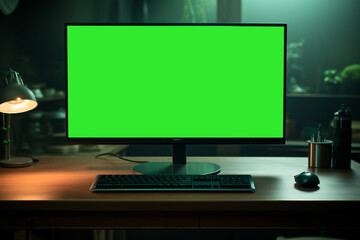 green screen monitor.