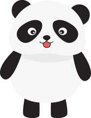 Animal zoo monkey panda lion hippopotamus in the forest