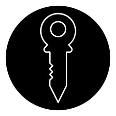 key glyph icon