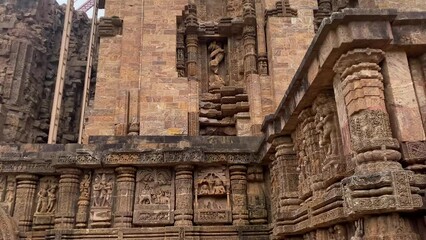 The Famous Konark Sun Temple, Which was built in 13th century.Sun Temple at Konark, Odisha, India.