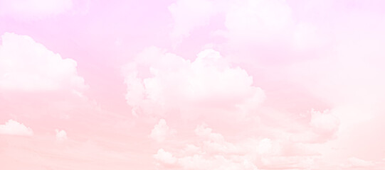 Fototapeta na wymiar Sky Pink Sunset Background Purple Cloud Yellow Beautiful Morning Lilac Orange Pastel Sunrise Gradient Fantasy Morning Cute Dream Abstract Bright Sunrise Spring Summer Wallpaper Horizon Nature.