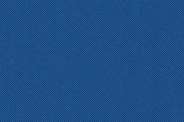 Rolgordijnen  Blue jeans denim fabric texture background realistic illustration. twill fabric pattern. Closeup of cotton jeans textile or denim canvas material with, Blue worn jeans textile pattern © Mek98