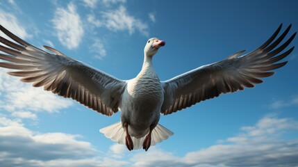 wild geese in flight