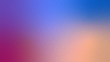 Abstract gradient colorful backdrop. Grain noise texture wallpaper.