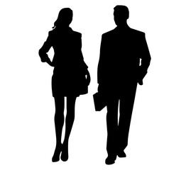 business people silhouettes