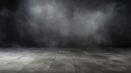 dark concrete wall and floor background