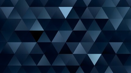 Dynamic Pattern of navy blue Triangles. Futuristic Wallpaper
