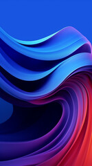 Abstract blue background with fluid wavy elements. Banner artwork for covers, wallpapers and headers