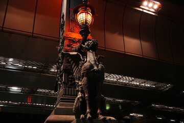 Statue of Kirin at Nihon-bashi Bridge in Tokyo, Japan - 日本 東京 日本橋 麒麟像