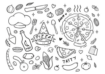 doodle pizza ingredients