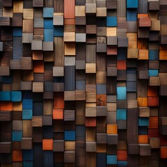 wood concept, burnt effect wood, box wood, colored wood