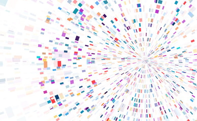 Dna test infographic. Genome sequence map.