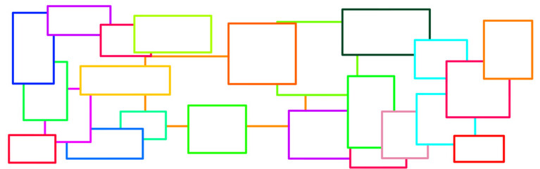 random and colorful rectangular pattern background
