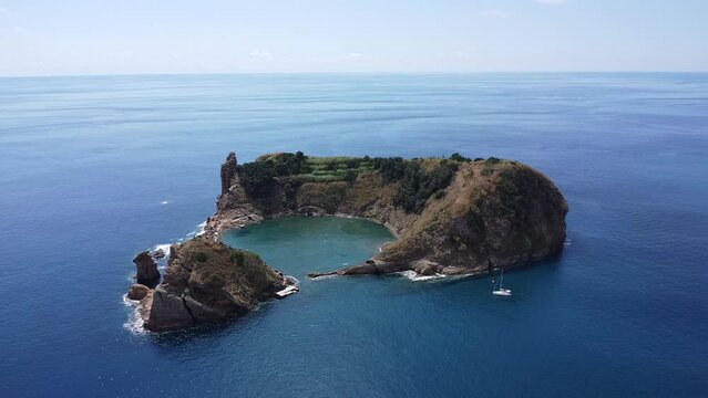 Azzorre Sao Miguel island Ilheu De Vila franca Do Campo