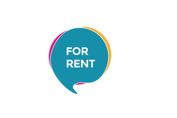  new for rent website, click button, level, sign, speech, bubble  banner, 
