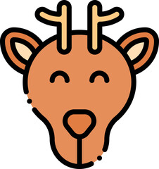 Vector Icon Deer, Animal, Nature, Wild Life, Animal Kingdom, Mammal