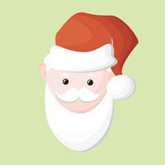 Santa claus illustration vector perfect for christmas