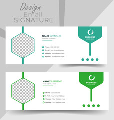 email signature template. facebook cover design. 