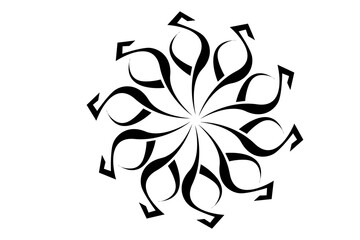 Sun Ornament With Transparent Background