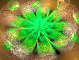 Imaginatory fractal abstract background Image