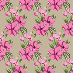 small cute flower pattern on background