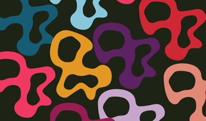 Design banner frame background with beautiful. background for design. Colorful background with tropical plants. Place for your text.