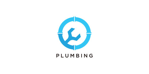 Plumbing repair design concept element idea