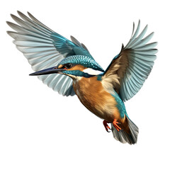 Obraz premium Hummingbird isolated on transparent background cutout PNG