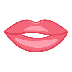 Pink Woman Lips
