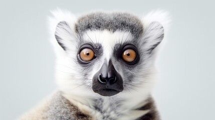 A portrait photograph of a Lemur Ai generative