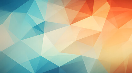 Obraz premium abstract red and blue geometric background