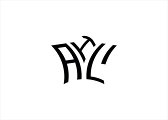 AIL Initial Monogram Letter Business And Simple Modern Logo