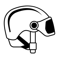 Snowboarders yellow hard plastic helmets Concept,  MIPS ski head wear gadget vector icon design, Winter Game Element symbol, Snowboard Equipment Sign, competitive sports activity stock illustration