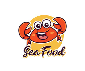 crab logo seafood