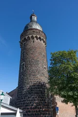 Foto auf Leinwand The Jewish Tower in Zons © Dr. N. Lange