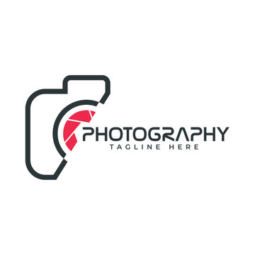 Camera photography studio logo icon brand company logo design template