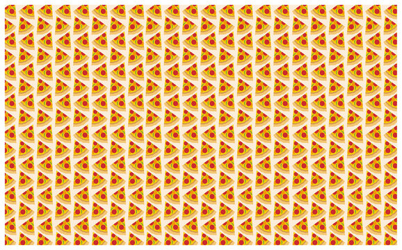 Food - Pizza Pattern Background Design