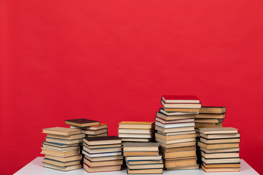 Stack of old Books Stock Photo by ©spaxiax 1035473