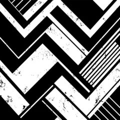  abstract geometric background with lines, triangles, paint strokes and splashes, black and white © Kirsten Hinte